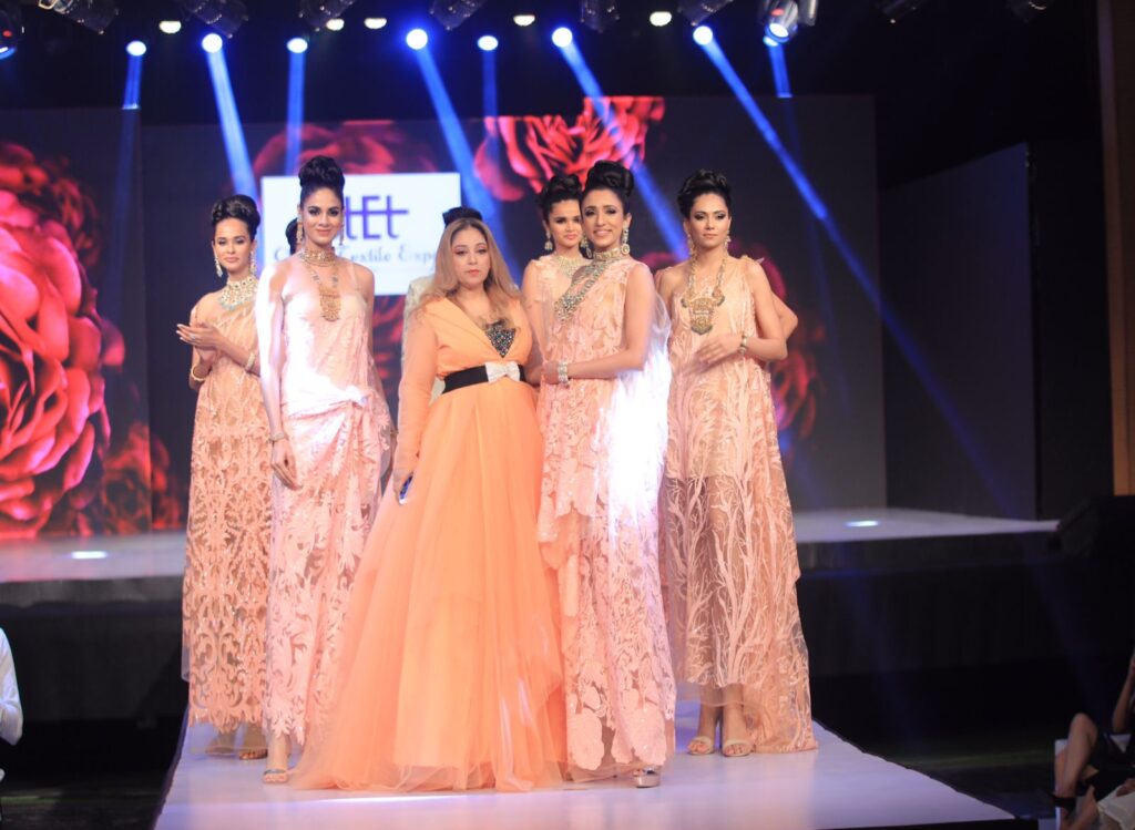 Indian bride wearing sustainable bridal wear in the wedding industry.