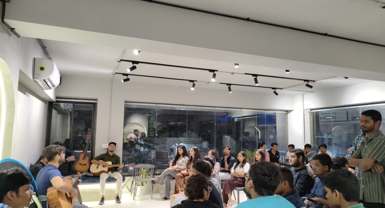 Connecting People hosted a live jam session at Waves cafe