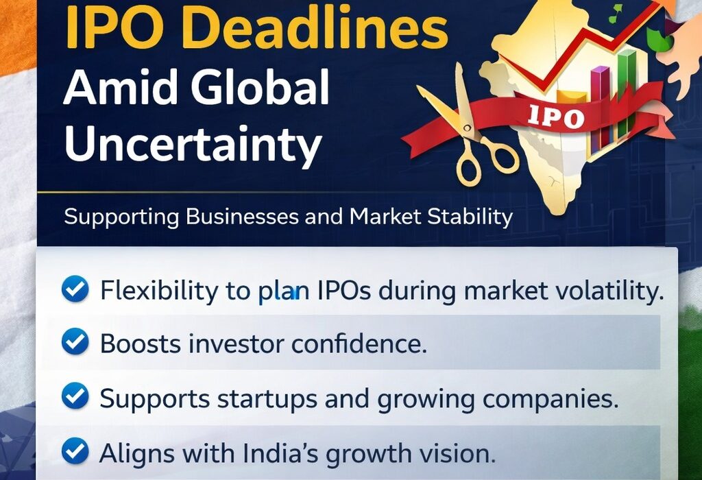 India extends IPO deadlines to support businesses and boost investor confidence during global uncertainty
