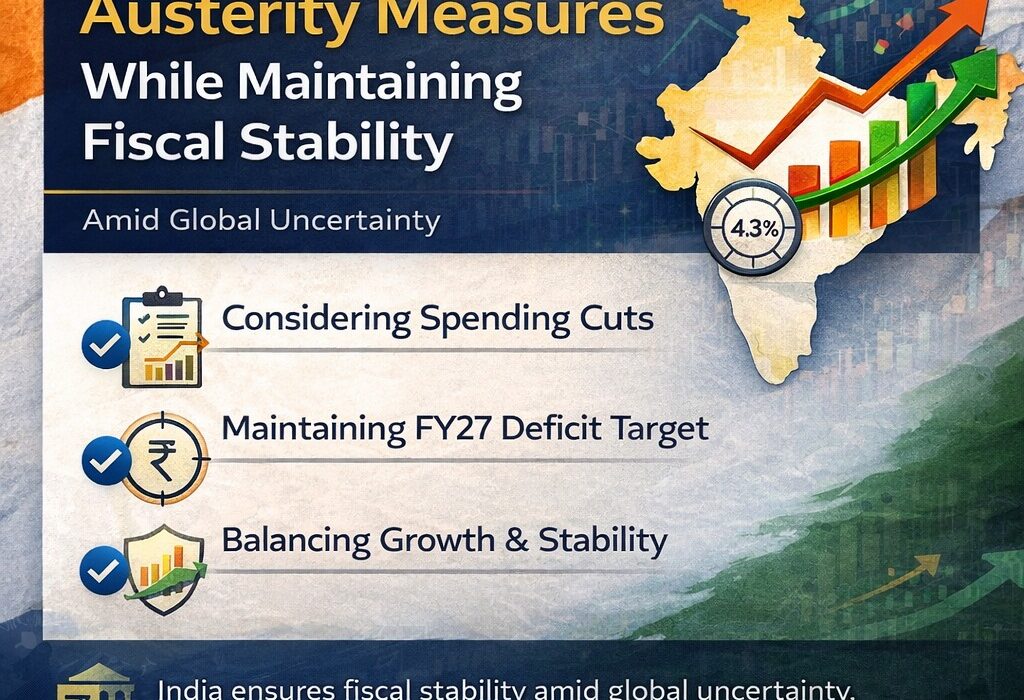 India considers austerity measures while maintaining fiscal stability amid global uncertainty and rising economic pressures