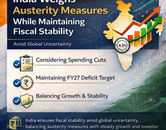 India considers austerity measures while maintaining fiscal stability amid global uncertainty and rising economic pressures