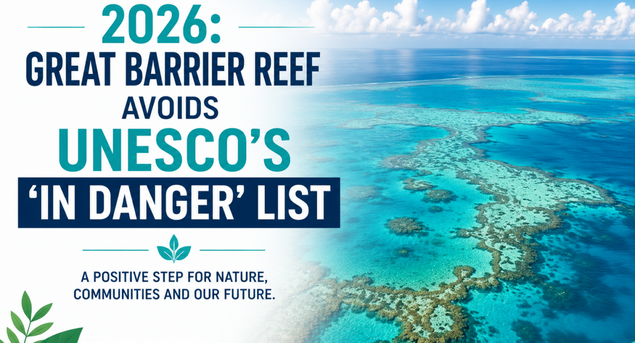 Great Barrier Reef recognized by UNESCO for ongoing conservation efforts in 2026.
