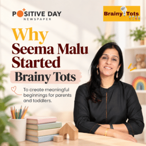 Seema Malu, founder of Brainy Tots, sharing her vision for meaningful parent-toddler learning.